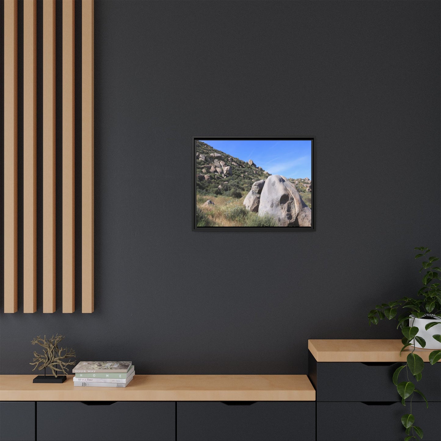 Ancient Stone Guardian - Unique Stretched Canvas Wall Art - Art By Earth