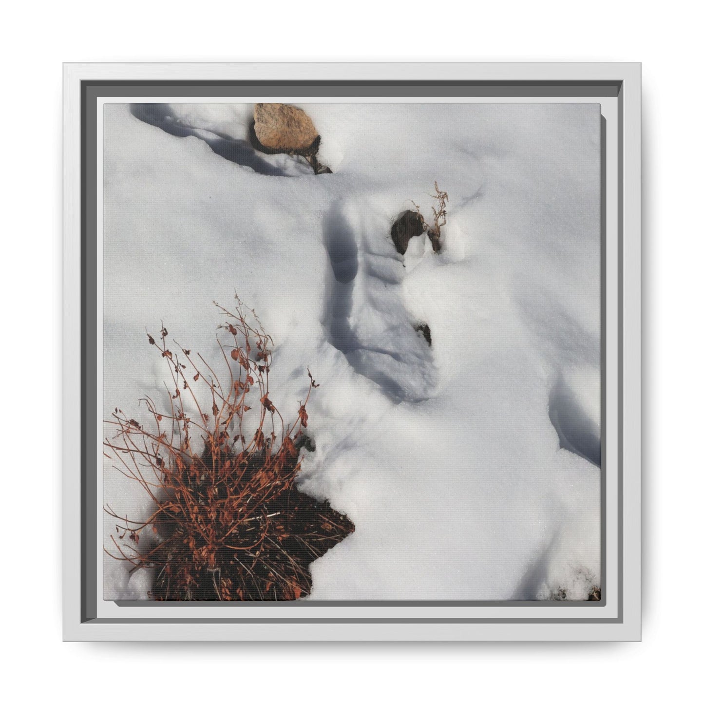 Frostbound Whispers - Unique Stretched Canvas Wall Art