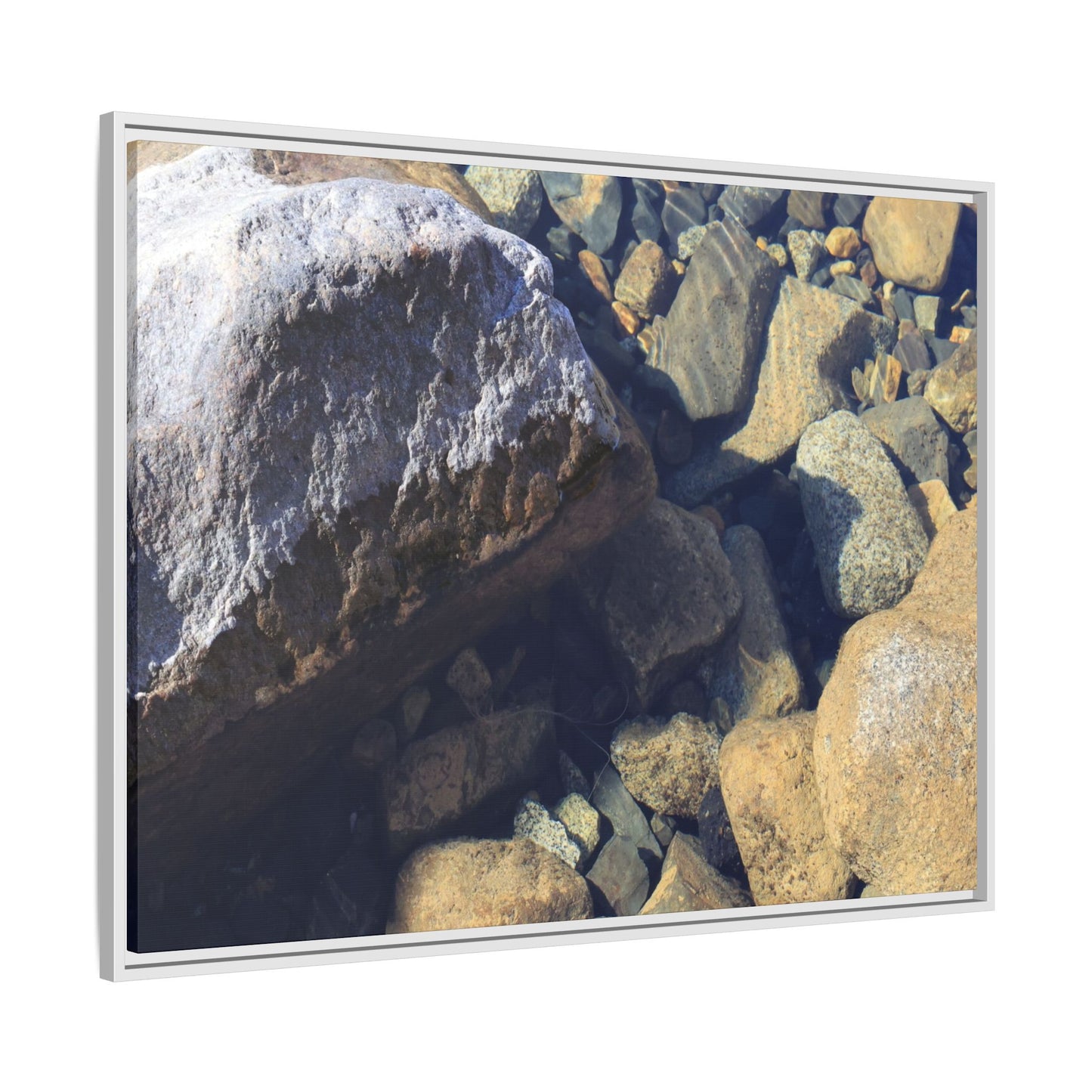 Stone Sanctuary - Unique Stretched Canvas Wall Art