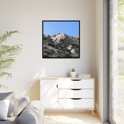 Ancient Stone Landscape - Unique Stretched Canvas Wall Art - Art By Earth