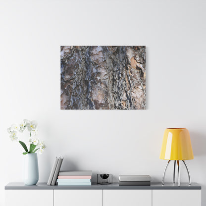 Bark's Rugged Symphony - Unique Frameless Canvas Wall Art - Art By Earth