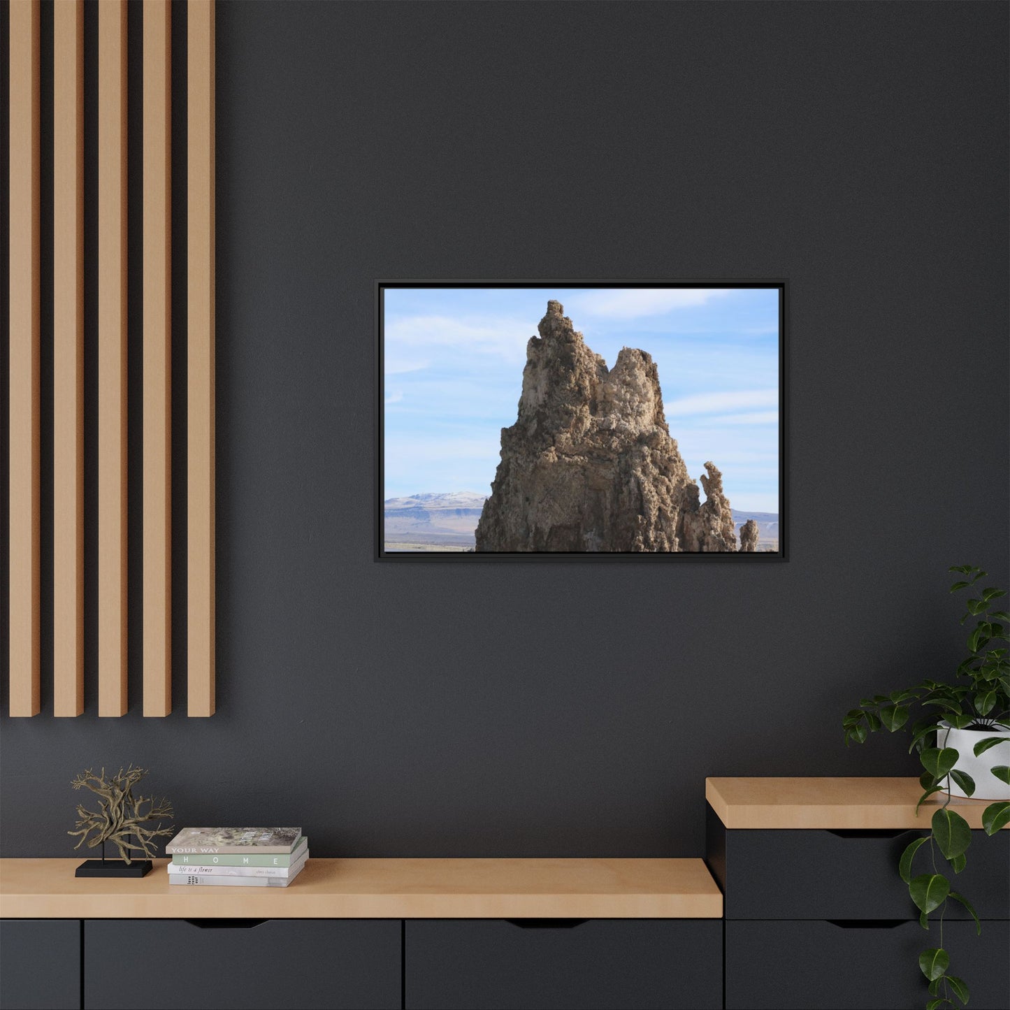 Tufa Towers of Silence - Unique Stretched Canvas Wall Art