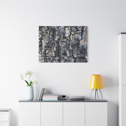 Textured Whispers of the Ancient Tree - Unique Frameless Canvas Wall Art - Art By Earth