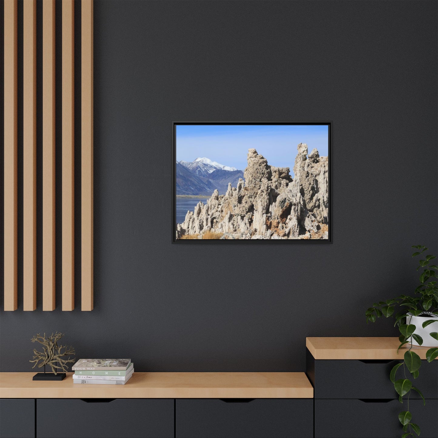 Mono Lake Tufa - Unique Stretched Canvas Wall Art