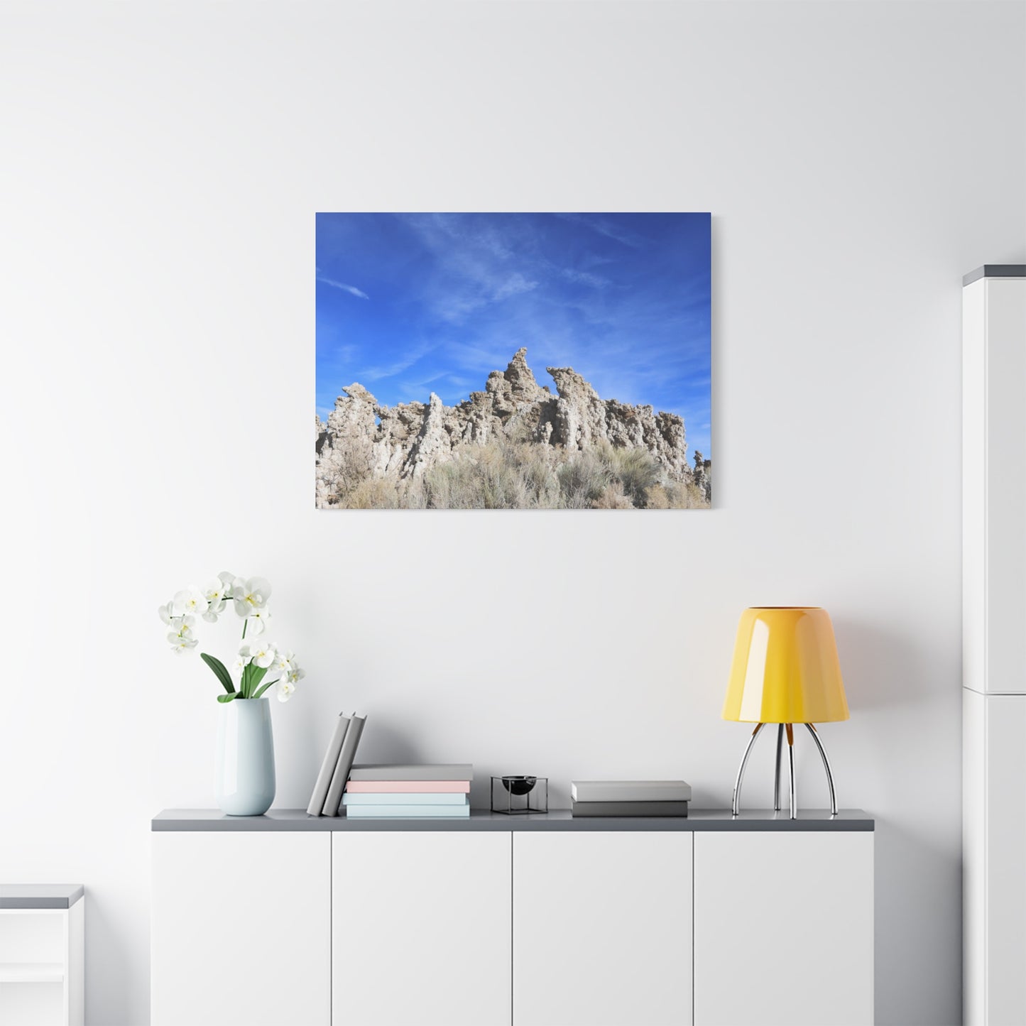Sentinel Spires - Unique Frameless Canvas Wall Art