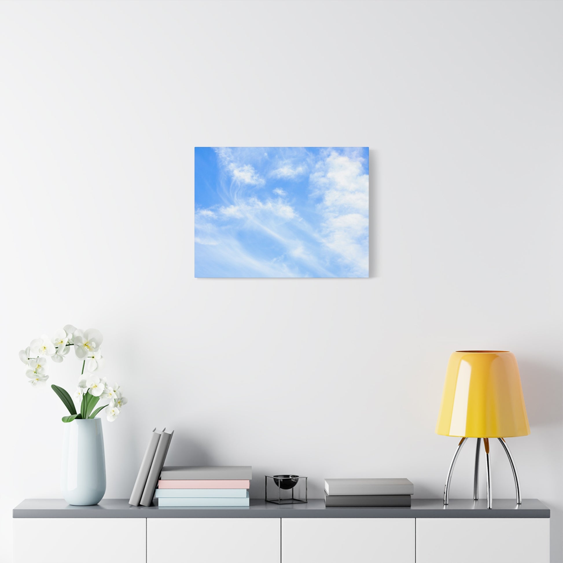 Whispers of Cerulean - Unique Frameless Canvas Wall Art - Art By Earth