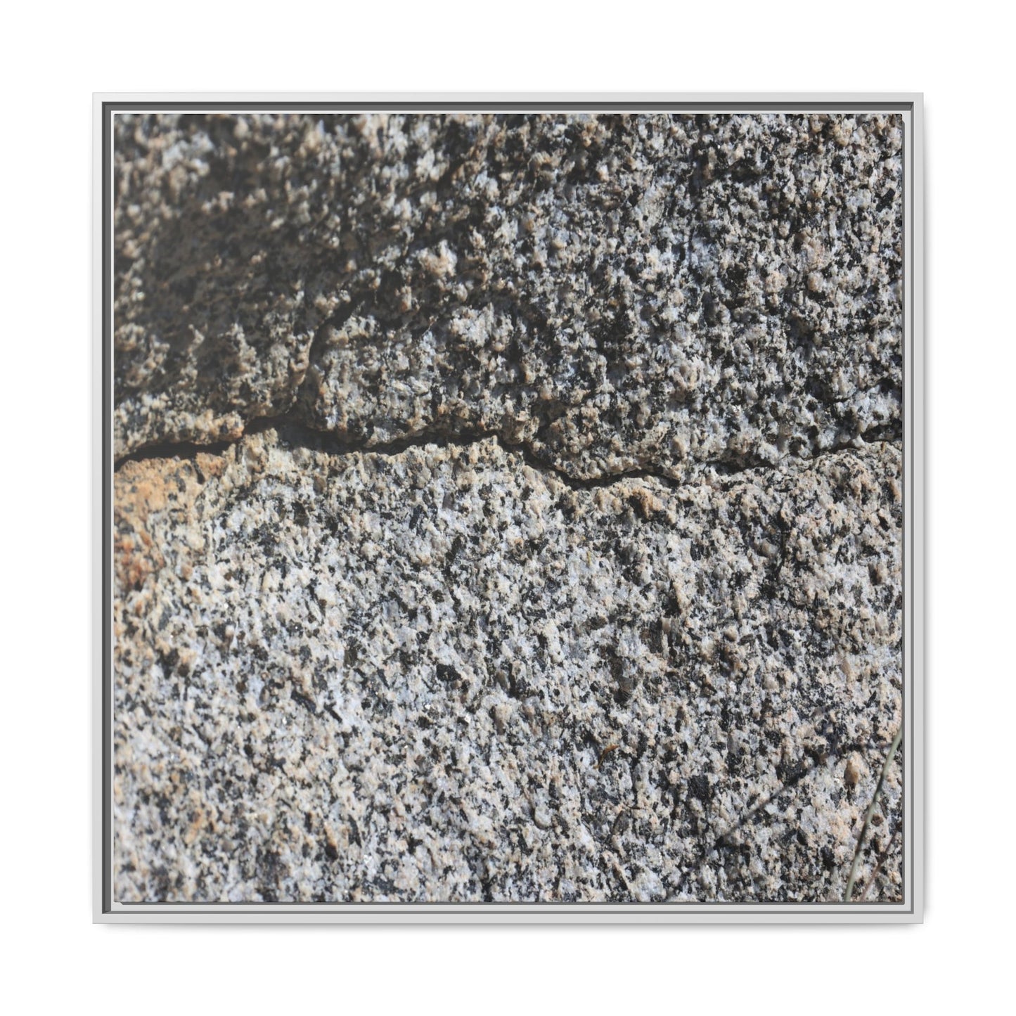 Weathered Stone Surface - Unique Stretched Canvas Wall Art