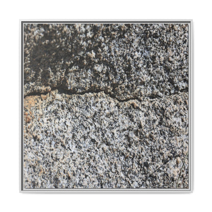 Weathered Stone Surface - Unique Stretched Canvas Wall Art