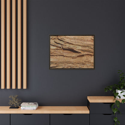 Splintered Bark - Unique Stretched Canvas Wall Art - Art By Earth