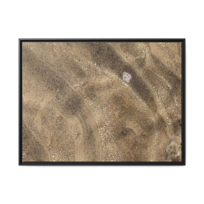 Underwater Sand Exploration - Unique Stretched Canvas Wall Art - Art By Earth