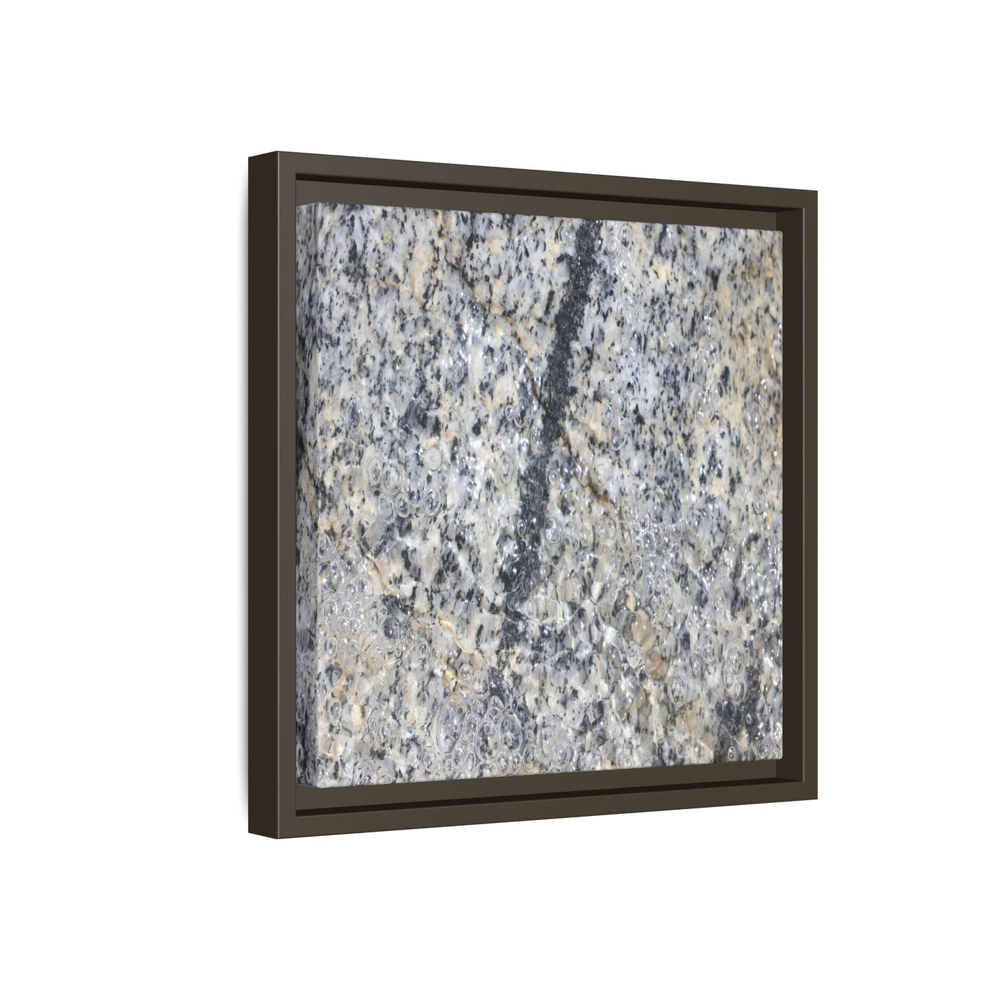 Granite Bubbles - Unique Stretched Canvas Wall Art - Art By Earth