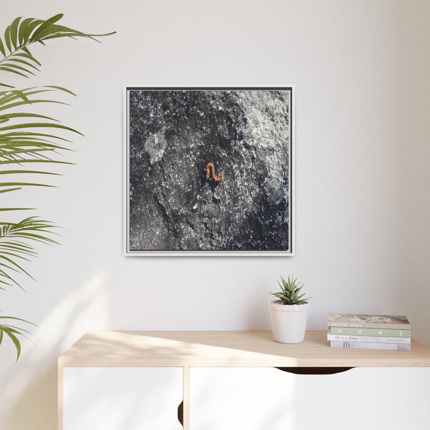Volcanic Ash and Copper - Unique Stretched Canvas Wall Art - Art By Earth