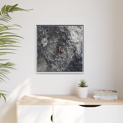 Volcanic Ash and Copper - Unique Stretched Canvas Wall Art - Art By Earth