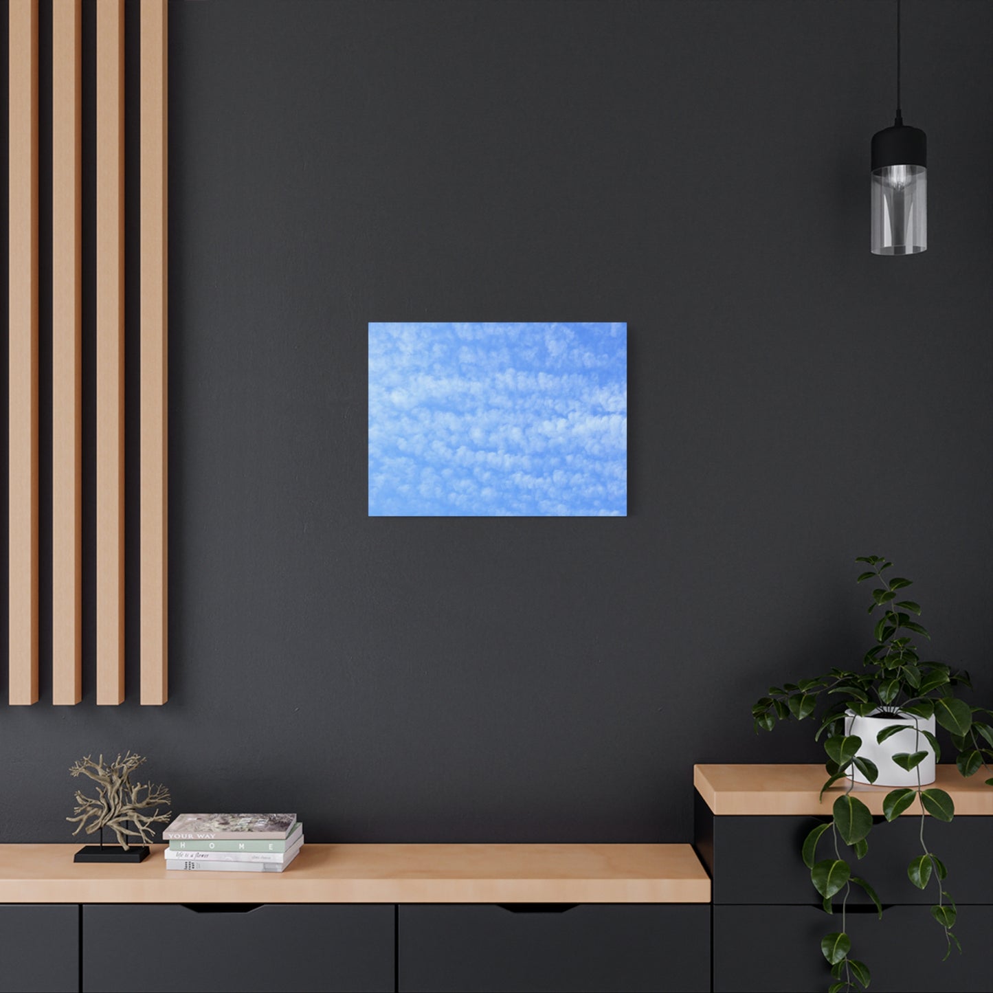 Clouded Reverie - Unique Frameless Canvas Wall Art - Art By Earth