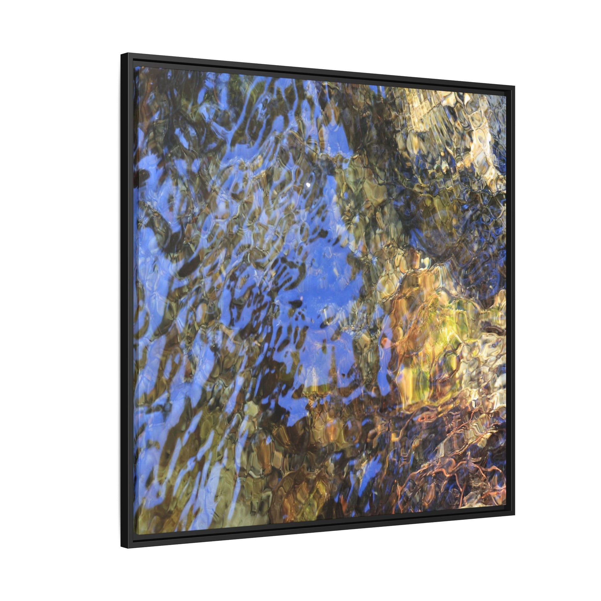 Watery Kaleidoscope - Unique Stretched Canvas Wall Art - Art By Earth