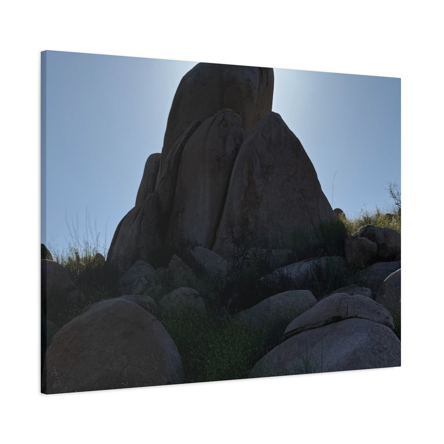 Rocks of Solitude - Unique Frameless Canvas Wall Art - Art By Earth