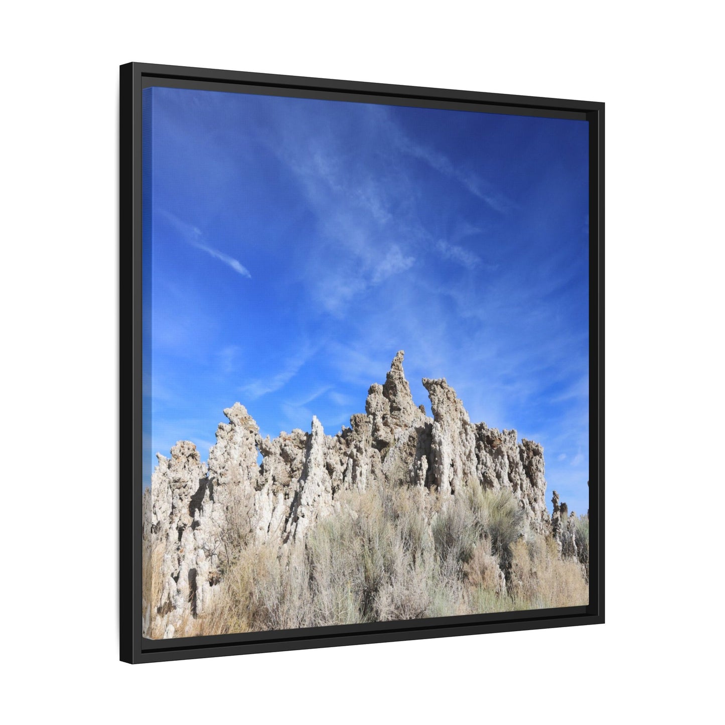 Frozen Sentinels - Unique Stretched Canvas Wall Art