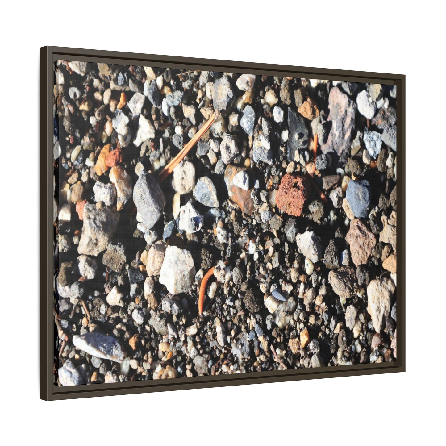 Stones and Soil - Unique Stretched Canvas Wall Art