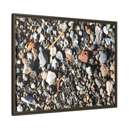 Stones and Soil - Unique Stretched Canvas Wall Art