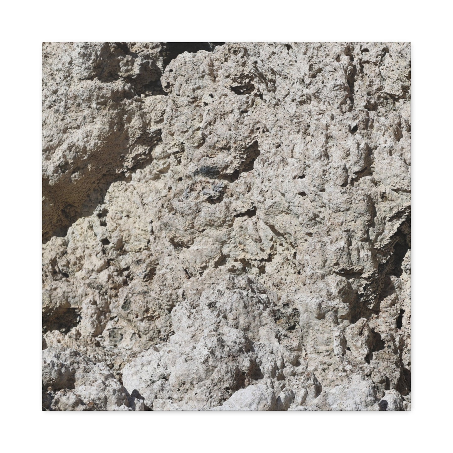 Limestone Symphony - Unique Frameless Canvas Wall Art