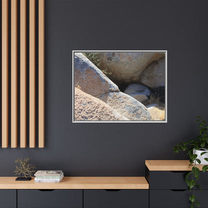Boulder Shelter - Unique Stretched Canvas Wall Art