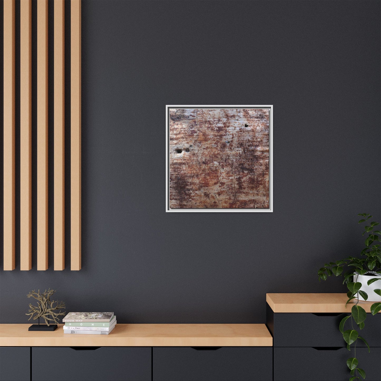 Rustic Textures - Unique Stretched Canvas Wall Art - Art By Earth