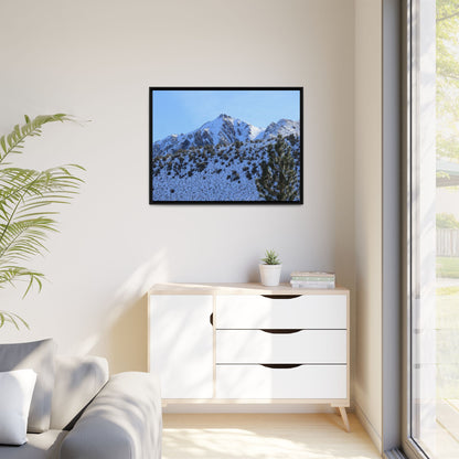 Snow's Embrace - Unique Stretched Canvas Wall Art
