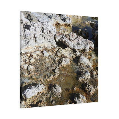 Weathered Stone Symphony - Unique Frameless Canvas Wall Art