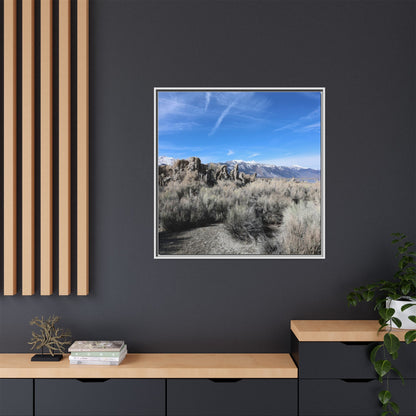 Whispers of the Sagebrush Steppe - Unique Stretched Canvas Wall Art