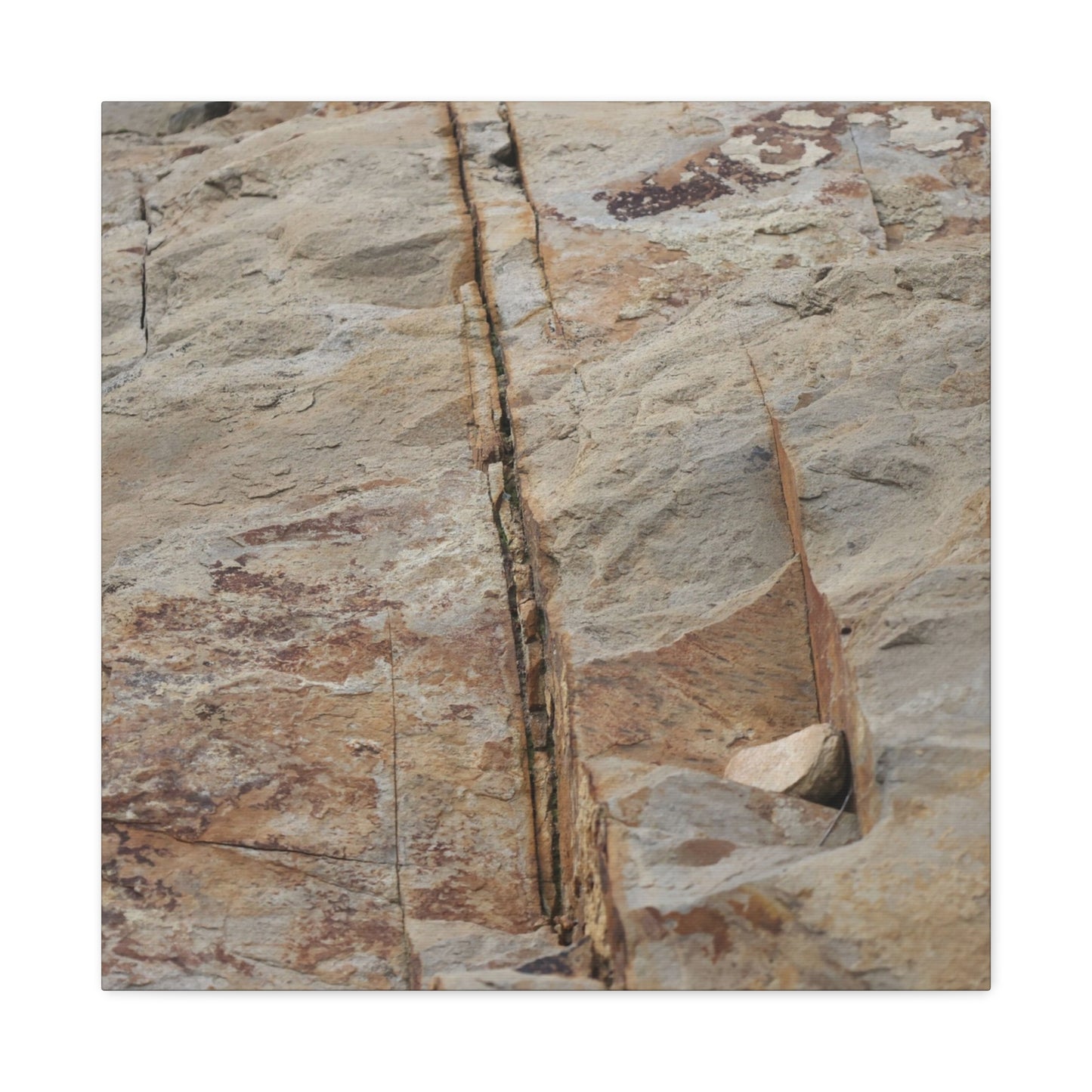 Cracked Canvas of Time - Unique Frameless Canvas Wall Art - Art By Earth