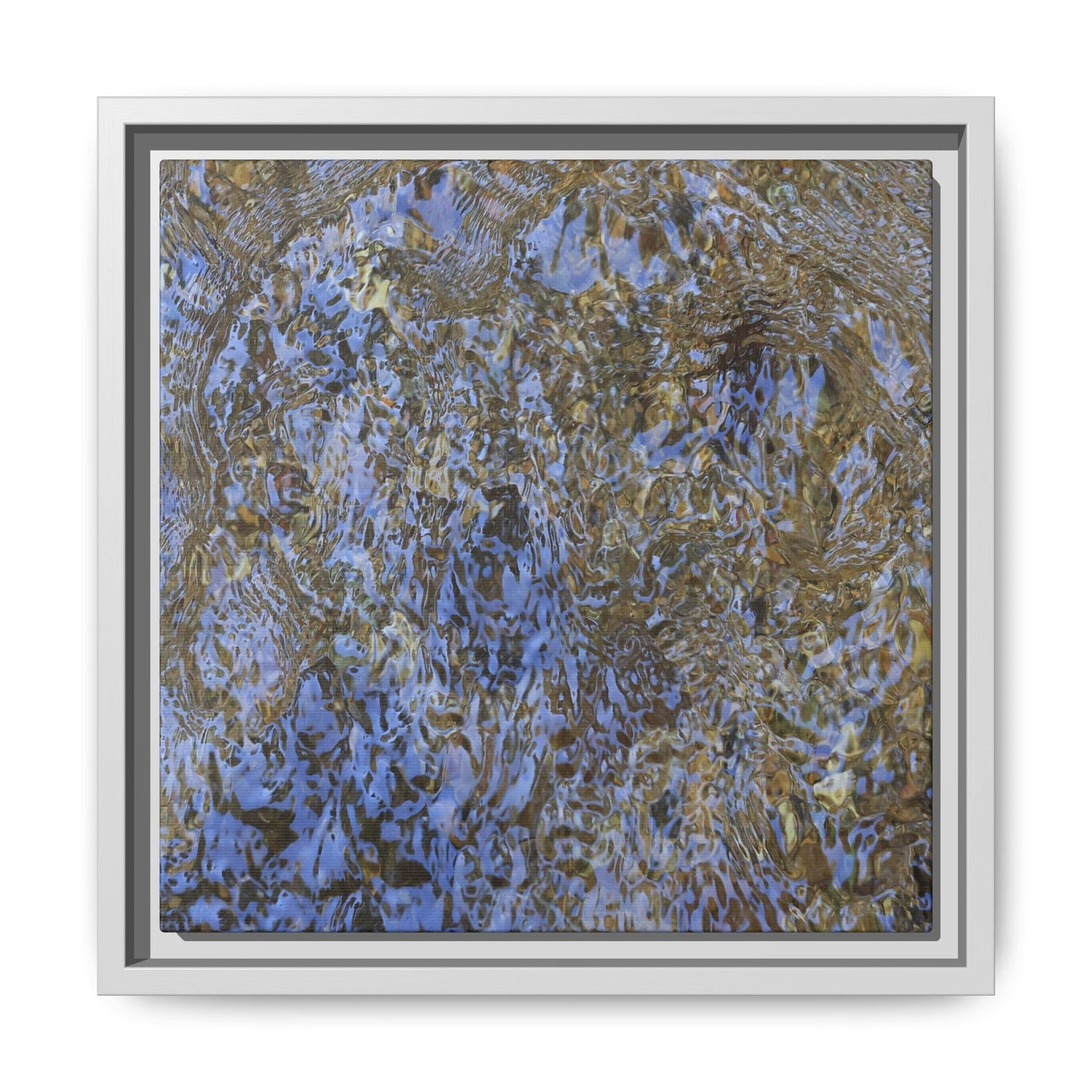 Aquatic Reflections - Unique Stretched Canvas Wall Art - Art By Earth