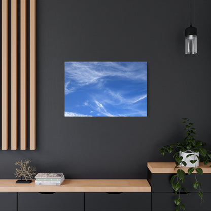 Sky's Ethereal Dance - Unique Frameless Canvas Wall Art - Art By Earth