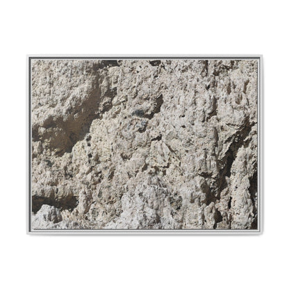 Weathered Stone Whispers - Unique Stretched Canvas Wall Art