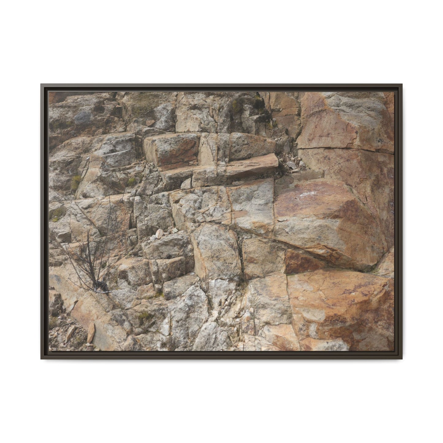 Sandstone Symphony - Unique Stretched Canvas Wall Art - Art By Earth