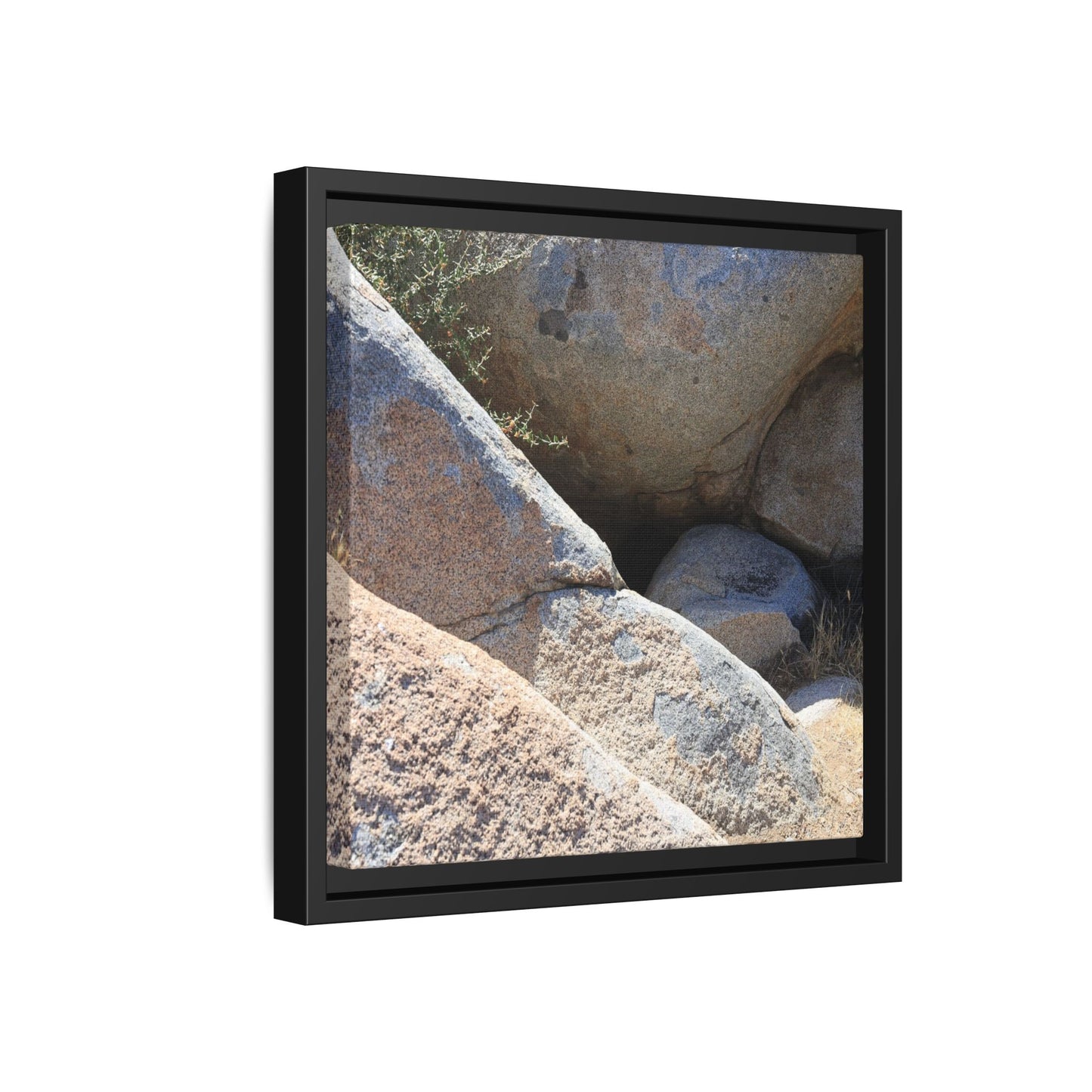 Boulder Shelter - Unique Stretched Canvas Wall Art