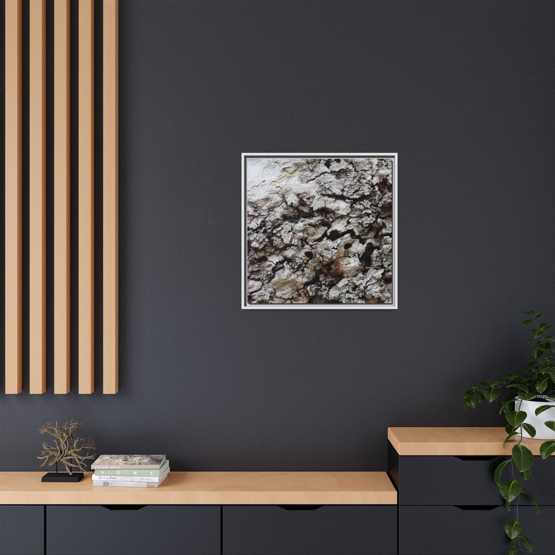 Cracked Terrain - Unique Stretched Canvas Wall Art - Art By Earth