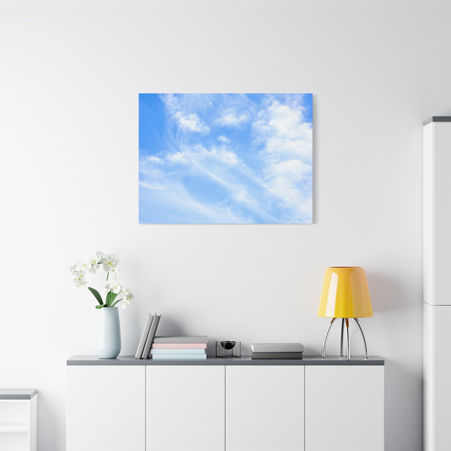 Whispers of Cerulean - Unique Frameless Canvas Wall Art - Art By Earth