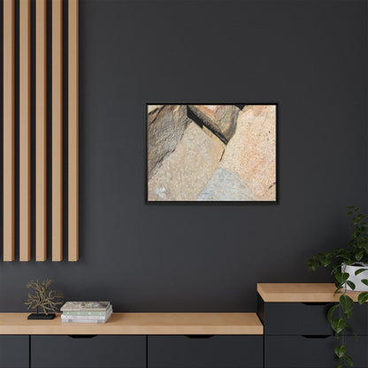 Rock Fragment - Unique Stretched Canvas Wall Art - Art By Earth