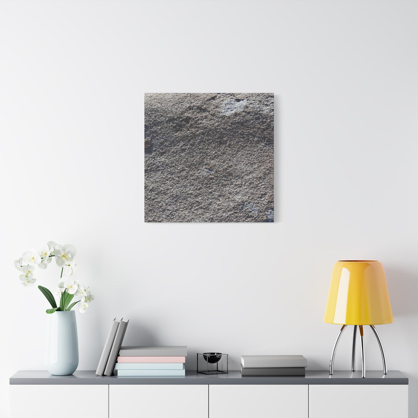 Textured Ground Surface - Unique Frameless Canvas Wall Art