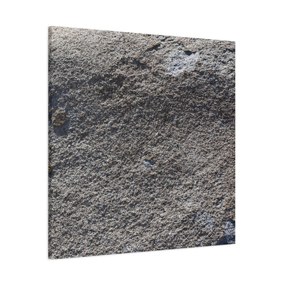 Textured Ground Surface - Unique Frameless Canvas Wall Art