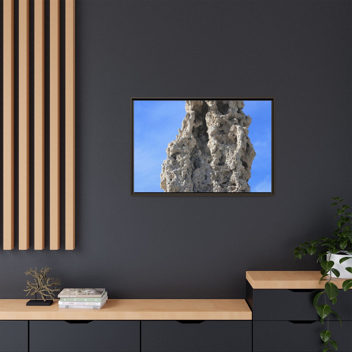 Stone Sentinel - Unique Stretched Canvas Wall Art