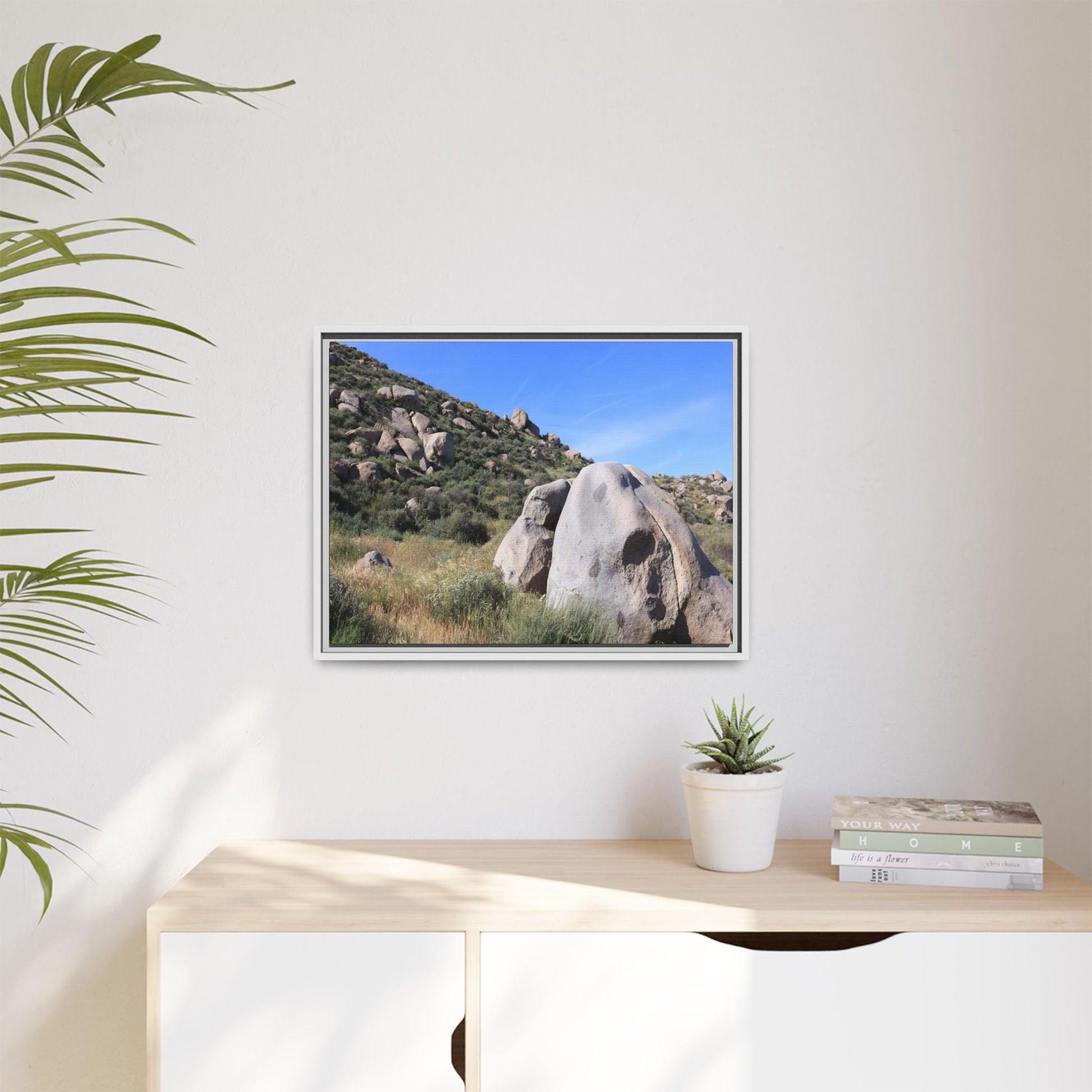 Ancient Stone Guardian - Unique Stretched Canvas Wall Art - Art By Earth
