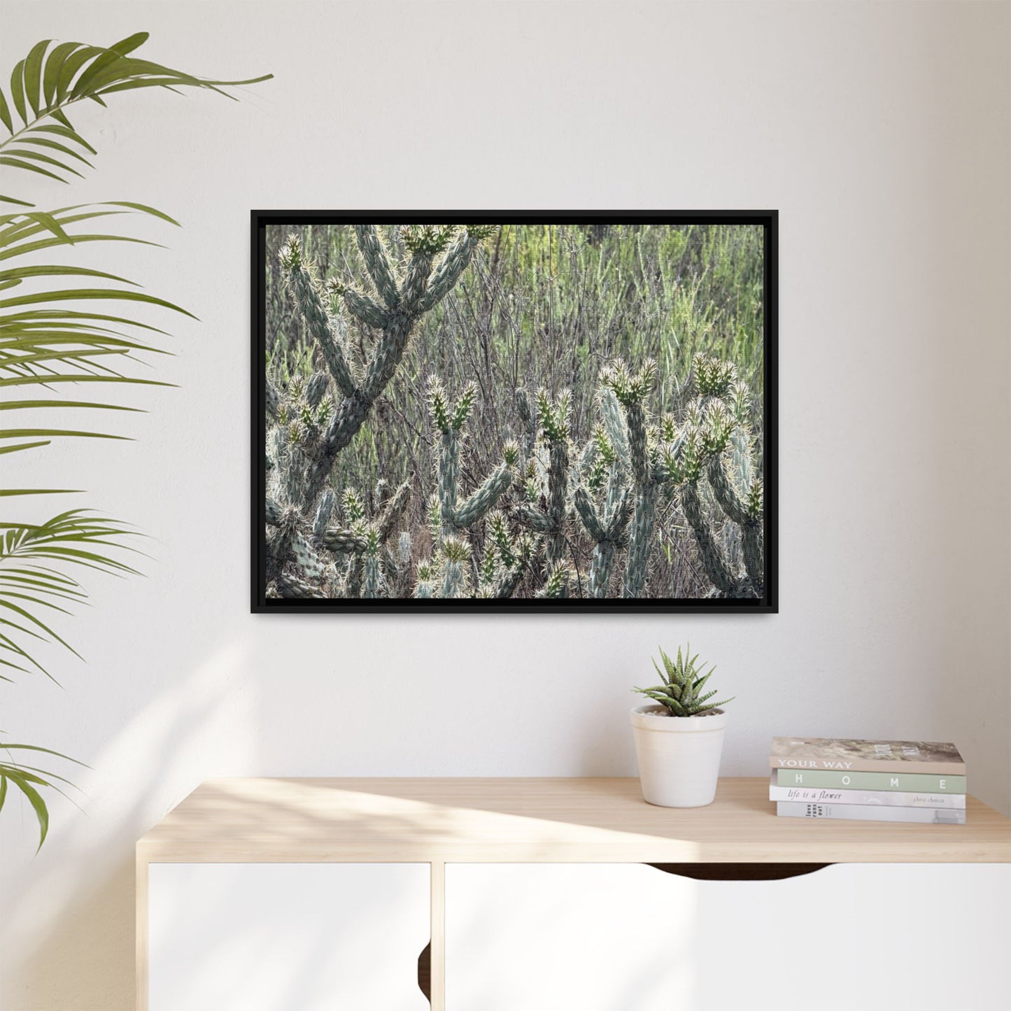 Prickly Paradise - Unique Stretched Canvas Wall Art - Art By Earth