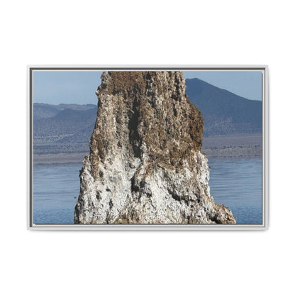 Tufa Tower Reflection - Unique Stretched Canvas Wall Art