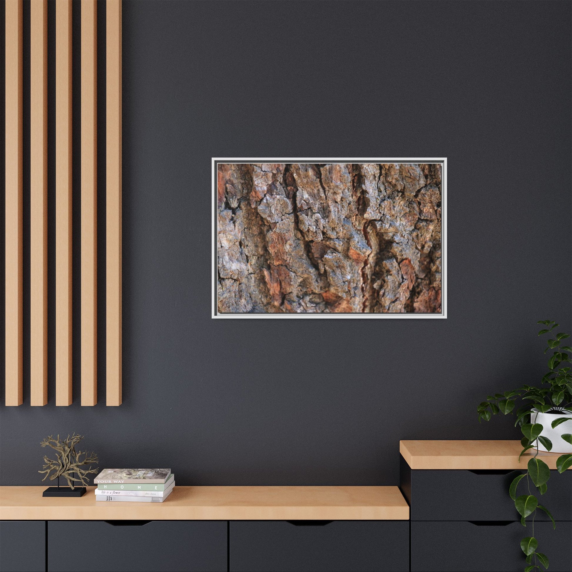 Craggy Textures - Unique Stretched Canvas Wall Art - Art By Earth