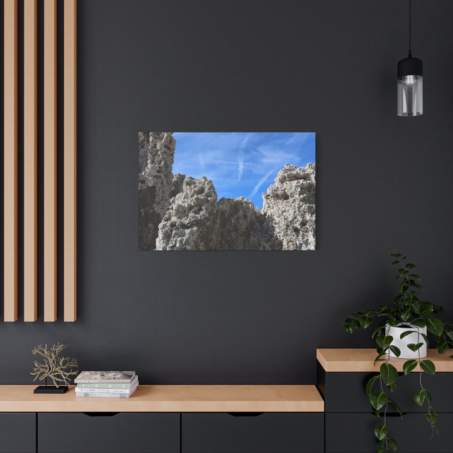 Towers of Stone - Unique Frameless Canvas Wall Art