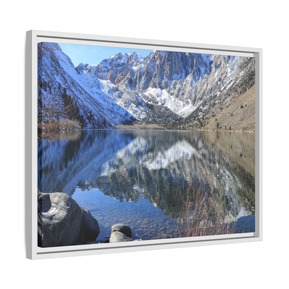 Reflections of Stillness - Unique Stretched Canvas Wall Art