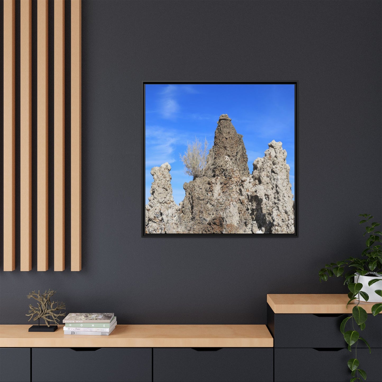Silent Sentinels - Unique Stretched Canvas Wall Art