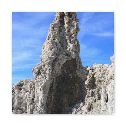 Towering Limestone Sentinels - Unique Frameless Canvas Wall Art