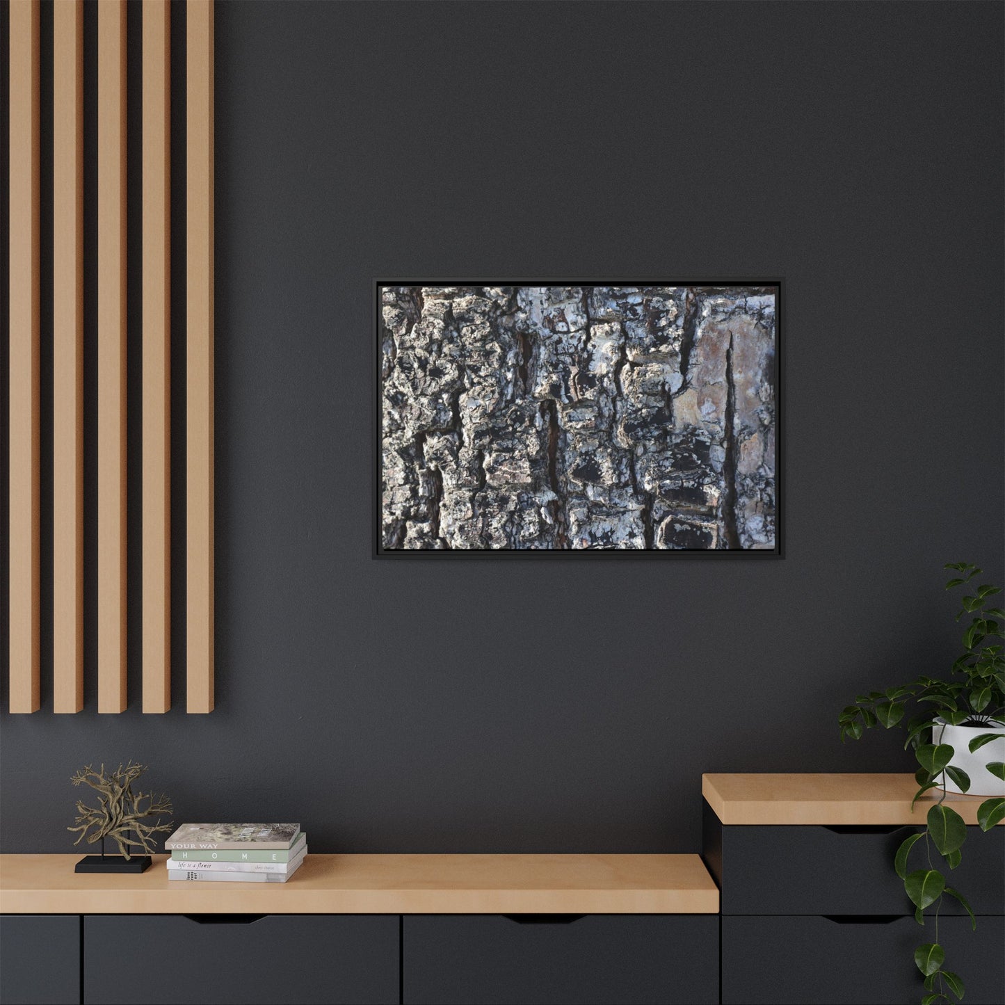 The Bark Chronicles - Unique Stretched Canvas Wall Art - Art By Earth